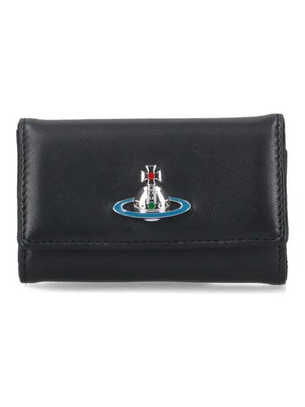 Orb Plaque 3-fold Wallet 5107004HUL001L N403 - VIVIENNE WESTWOOD - BALAAN 1