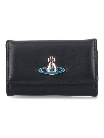 Orb Plaque 3-fold Wallet 5107004HUL001L N403 - VIVIENNE WESTWOOD - BALAAN 1