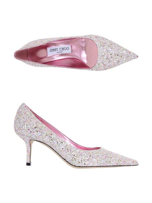 24FW LOVE65FYG CAPILAMI Wedding Shoes Love65 Glitter Candy Pink Pumps - JIMMY CHOO - BALAAN 2