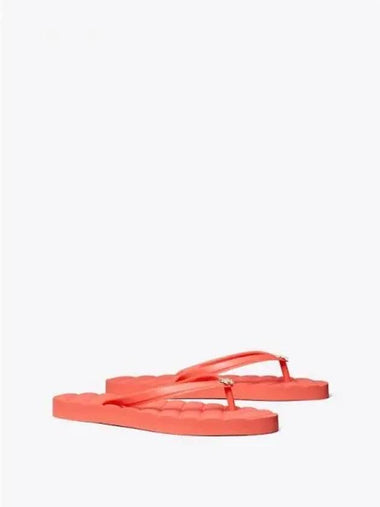 Kira Flip Flop Coral Cruh Gold Domestic Product GM0024091212948 - TORY BURCH - BALAAN 1