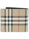 Vintage Check Logo Bifold Wallet Archive Beige - BURBERRY - BALAAN 4