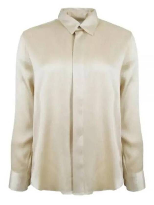 Classic Long Sleeve Shirt Vanilla - AMI - BALAAN 1