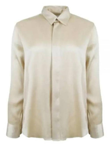 Classic Long Sleeve Shirt Vanilla - AMI - BALAAN 1