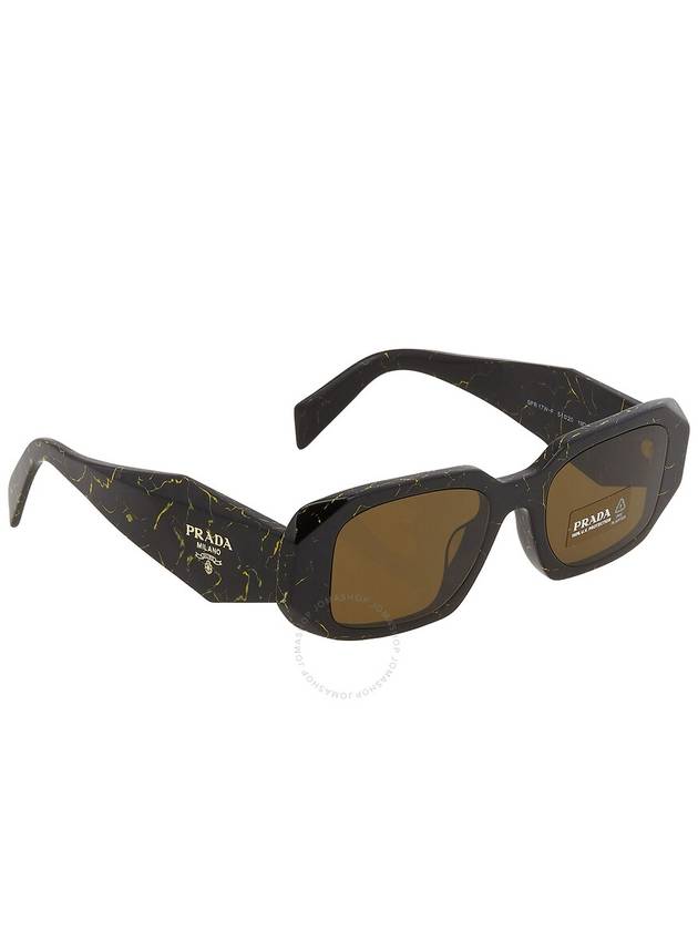 Prada Dark Brown Rectangular Ladies Sunglasses PR 17WSF 19D01T 51 - PRADA - BALAAN 2