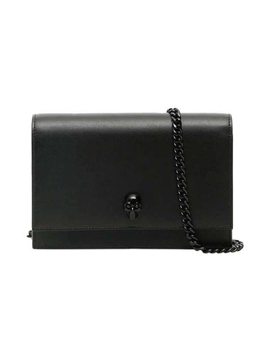 Skull Chain Mini Bag Black - ALEXANDER MCQUEEN - BALAAN 1