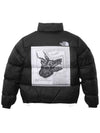 x The North Face Nuptse Padded Jacket Black - SUPREME - BALAAN 1