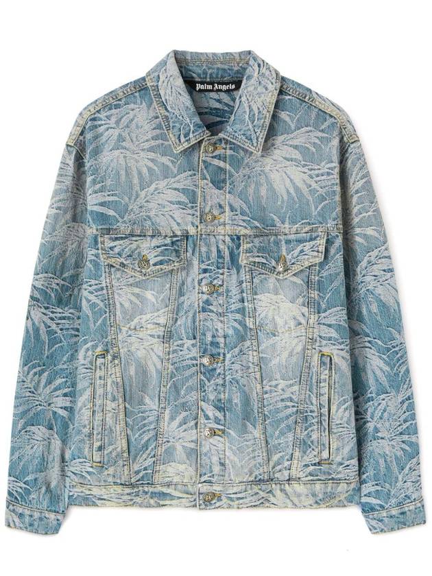 PALM ANGELS PALMS WASH DENIM JACKET - PALM ANGELS - BALAAN 1