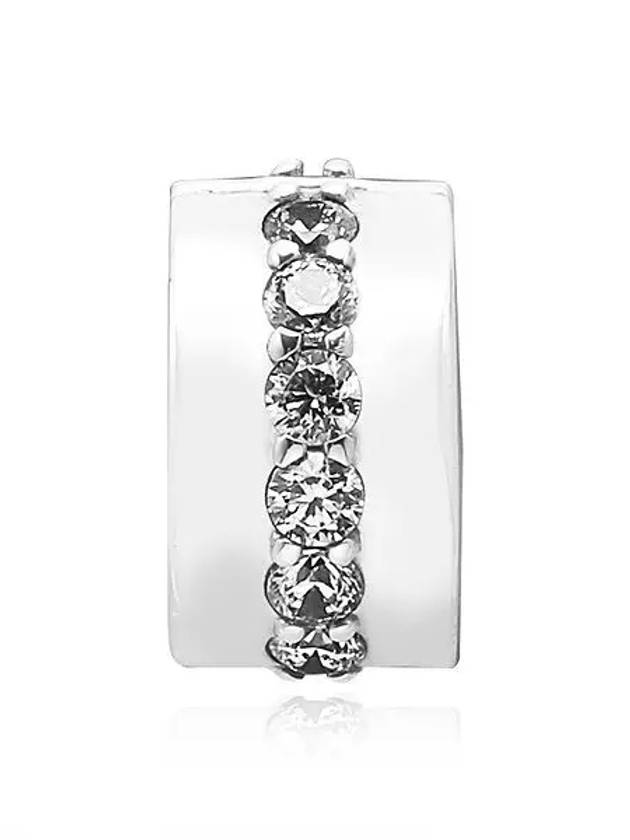 Sparkling Row Clip Charm Sterling Silver - PANDORA - BALAAN 3