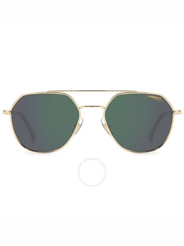 Carrera Grey Green Pilot Unisex Sunglasses CARRERA 303/S 0J5G/Q3 53 - CARRERA - BALAAN 2