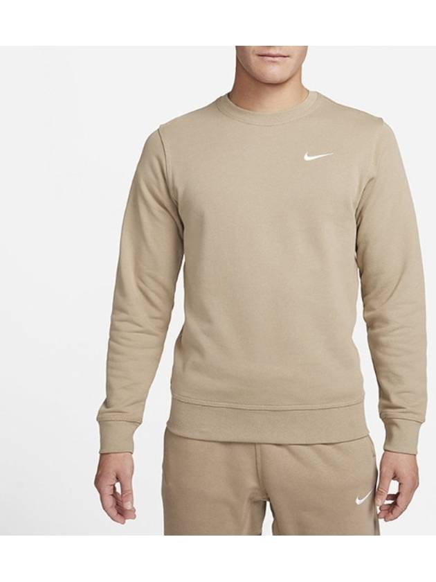 Swoosh Club Sweatshirt Beige - NIKE - BALAAN 2