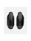 Padded Lambskin Slippers Black - BOTTEGA VENETA - BALAAN 3