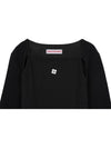 Logo cutout long sleeve black - HIGH SCHOOL DISCO - BALAAN 4