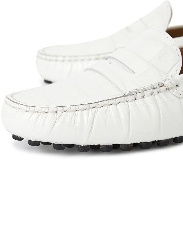 Gommino Driving Shoes White - TOD'S - BALAAN 8