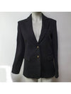 Floral Wool Acrylic Black Blazer Jacket - ETRO - BALAAN 2