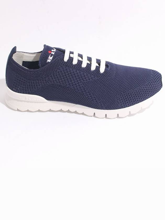 Fit Knit Low Top Sneakers Navy - KITON - BALAAN 2