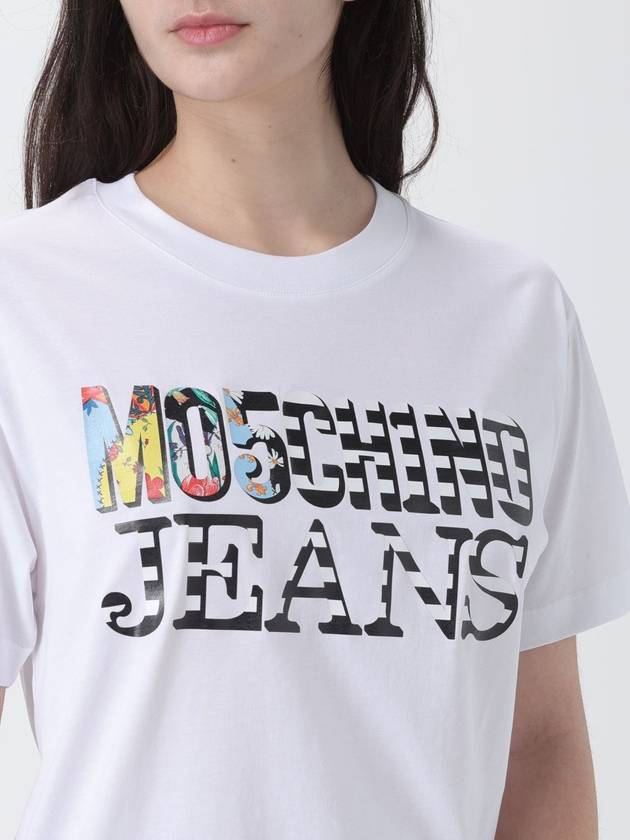 T-shirt Moschino Jeans con stampa logo - MOSCHINO - BALAAN 3