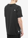 Shadow Project Neo Flora Short Sleeve T-Shirt Black - STONE ISLAND - BALAAN 5