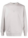 Metropolis Series Stretch Fleece Logo Sweatshirt Grey - CP COMPANY - BALAAN 2