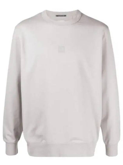 Metropolis Series Stretch Fleece Logo Sweatshirt Grey - CP COMPANY - BALAAN 2