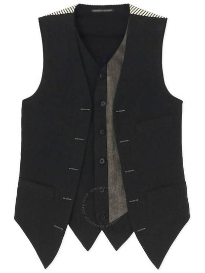 Layered Cotton Vest HSV09341 - YOHJI YAMAMOTO - BALAAN 2