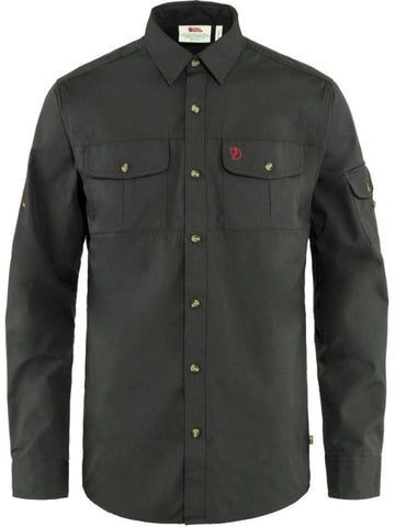 Singi trekking long sleeve shirt dark gray - FJALL RAVEN - BALAAN 1