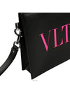 VLNT Logo Clutch Bag Black - VALENTINO - BALAAN 7