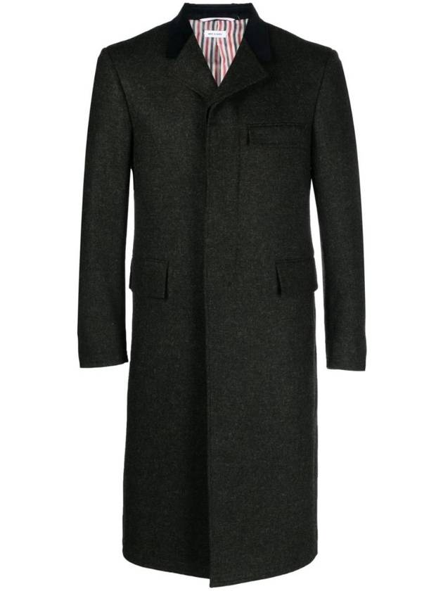 Classic Chesterfield Oversized Single Coat Green - THOM BROWNE - BALAAN 1