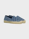 Triomphe Stamped Denim Espadrilles Navy - CELINE - BALAAN 2