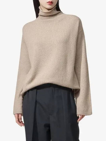 Max Mara Baldo turtleneck knit beige 93660433600001 - S MAX MARA - BALAAN 1