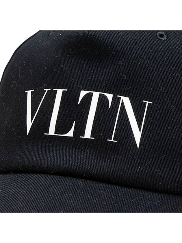 Logo Print Ball Cap Black - VALENTINO - BALAAN 5