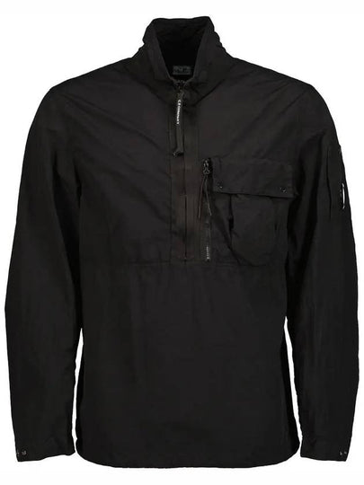 Men's Flat Nylon Lens Over Anorak Black - CP COMPANY - BALAAN 2