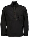 Men's Flat Nylon Lens Over Anorak Black - CP COMPANY - BALAAN 3