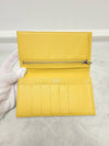 Sun Yellow Evercolor Citizen Twill Long Wallet B Engraving - HERMES - BALAAN 4