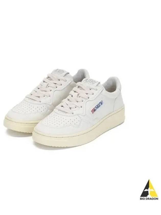 Medalist Logo Patch Low Top Sneakers White - AUTRY - BALAAN 2