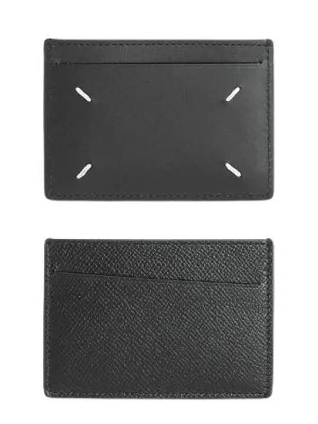 Four Stitch Card Wallet Black - MAISON MARGIELA - BALAAN 2