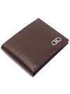 ID Window Gancini Half Wallet Brown - SALVATORE FERRAGAMO - BALAAN 6