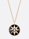 Rose de Vent Medallion Necklace Gold Black - DIOR - BALAAN 2