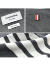 Milano Stitch 4-Bar Cardigan Medium Grey - THOM BROWNE - BALAAN 5