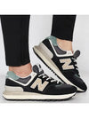 574 Legacy Low Top Sneakers Green Black - NEW BALANCE - BALAAN 2