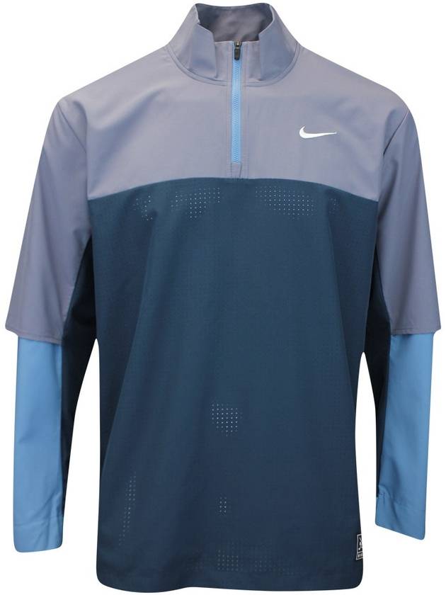 Dri Fit 1/2 Zip Golf Jacket Armory Navy - NIKE - BALAAN 1