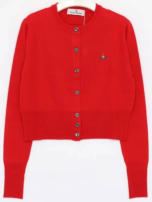 Bea Crop Cardigan Red 1803002UY0006H401 - VIVIENNE WESTWOOD - BALAAN 2