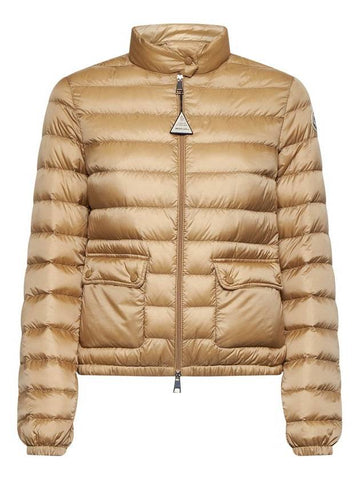 Lans High Neck Zip-Up Padding Beige - MONCLER - BALAAN 1