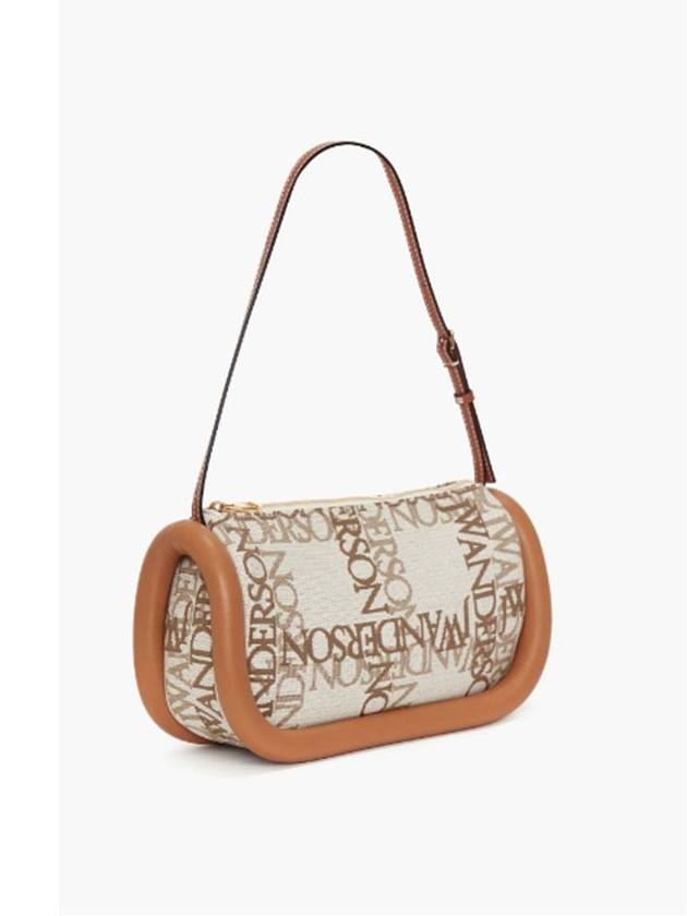 The Bumper 15 Jacquard Grid Logo Shoulder Bag Brown - JW ANDERSON - BALAAN 3