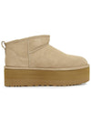 Classic Ultra Mini Platform Winter Boots Sand - UGG - BALAAN 5