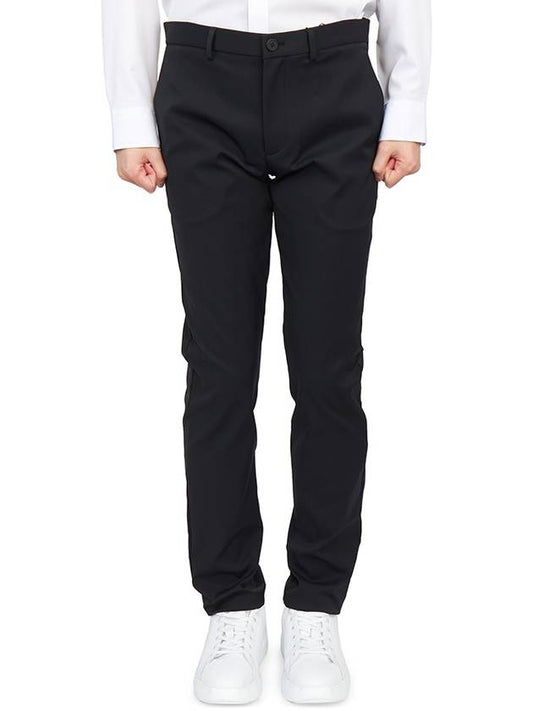 Men's Polyamide Blend Straight Pants Black - THEORY - BALAAN 2