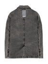 denim semi over single jacket - PEOPLE OF THE WORLD - BALAAN 3