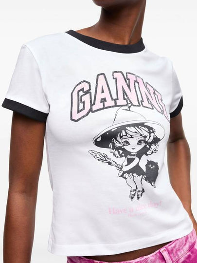 GANNI T-shirts and Polos White - GANNI - BALAAN 2