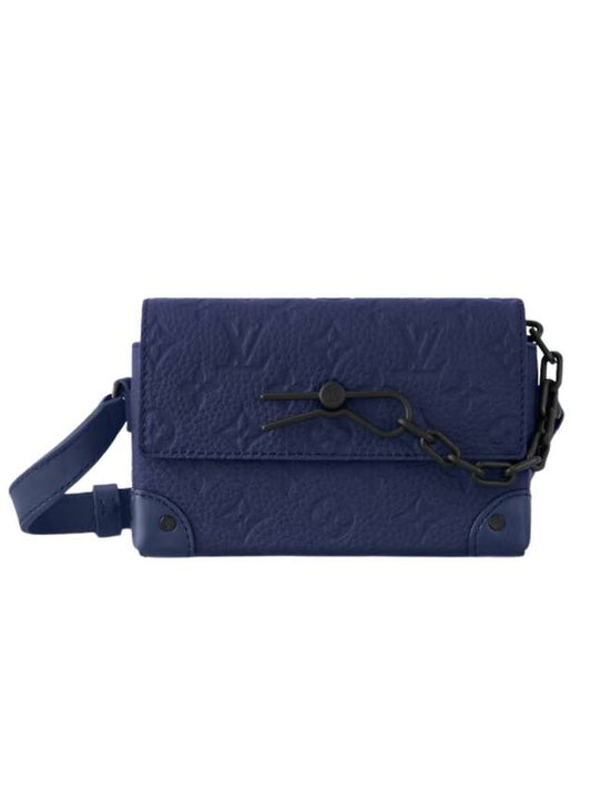 Steamer Wearable Long Wallet Navy - LOUIS VUITTON - BALAAN 1