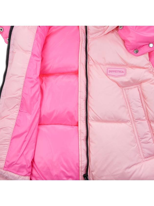 Women s VINDEMIATRIX Zipper Padded Vest Pink - DUVETICA - BALAAN 10