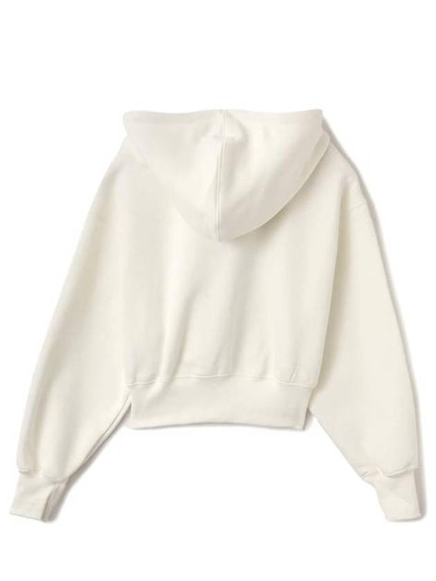 Sportswear Phoenix Fleece Crop Zip-Up Hoodie White - NIKE - BALAAN 3